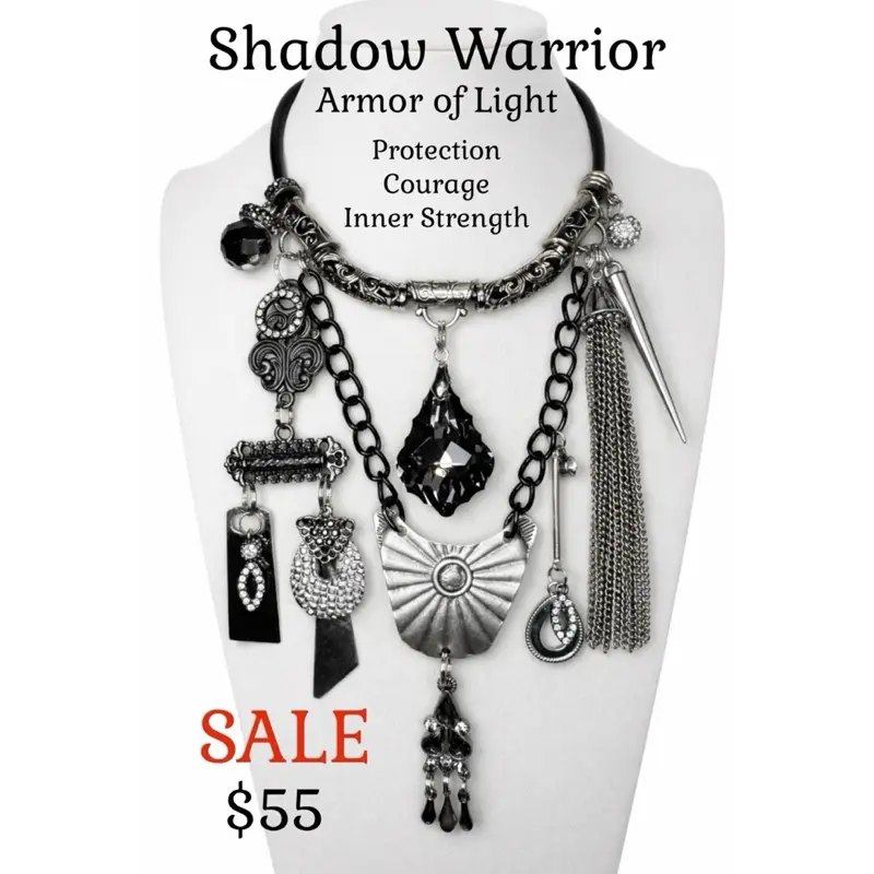 Shadow Warrior Necklace for Protection and Energy Shielding