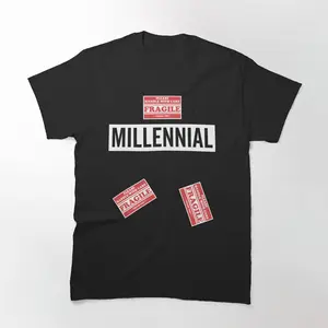Fragile Offended Millennial Costume T-Shirt - Hilarious Halloween Apparel for Fans of Sarcastic Humor and Costume Tees