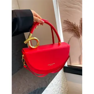 Exquisite box bag, rope-shaped handle, half-moon shape, simple commuting, party, 2025 new style shoulder and crossbody handbag, suitable for commuting, party, dinner, Fashionable handbag