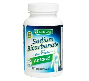 De La Cruz Sodium Bicarbonate Powder 8 OZ -LARGE SIZE, bottled in USA