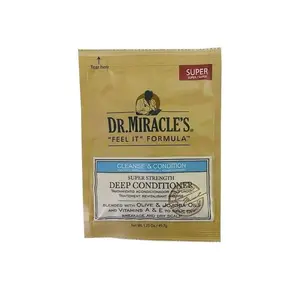 Dr. Miracle's Super Strength Deep Conditioner Packet, 1.75 oz - Vitamins-Infused Haircare with Cleansing Benefits, Natural Hair Oil for Enhanced Hair Health