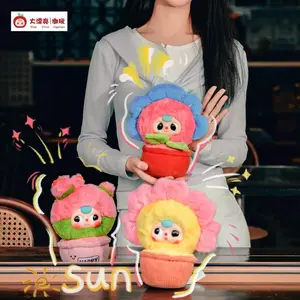Kawaii Babythree Potted Flower Plush Blind Box – Collectible Dolls