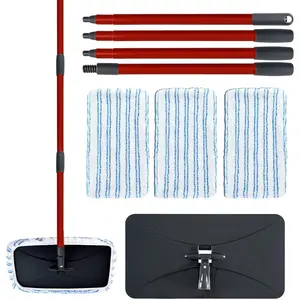 Microfiber Flat Mops for Ocedar Hardwood Floor 'n  Microfiber Mop,Wet & Dry Flat Mop with 3  Pad 1 Durable Handle,Dust Mop for Hardwood Floors Wall Laminate Cleaning,Floor Mopp for O Cedar