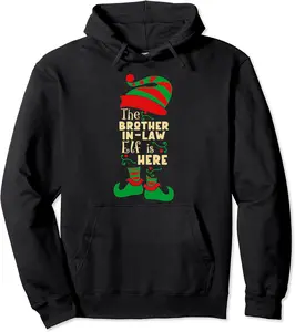 brother-in-law Elf Christmas Matching Family Pajama Christma Pullover Hoodie - Alexusti Shop 81B09N7LHV1Q