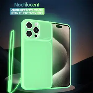 Luxury Night Light Luminous Clear Phone Case For iPhone 17 16 15 14 Plus 13 12 11 Pro Max X XS XR 7 8 SE Transparent Back Cover
