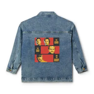The Good, The Bad, and The Bobby – Supernatural Tribute Denim Jacket