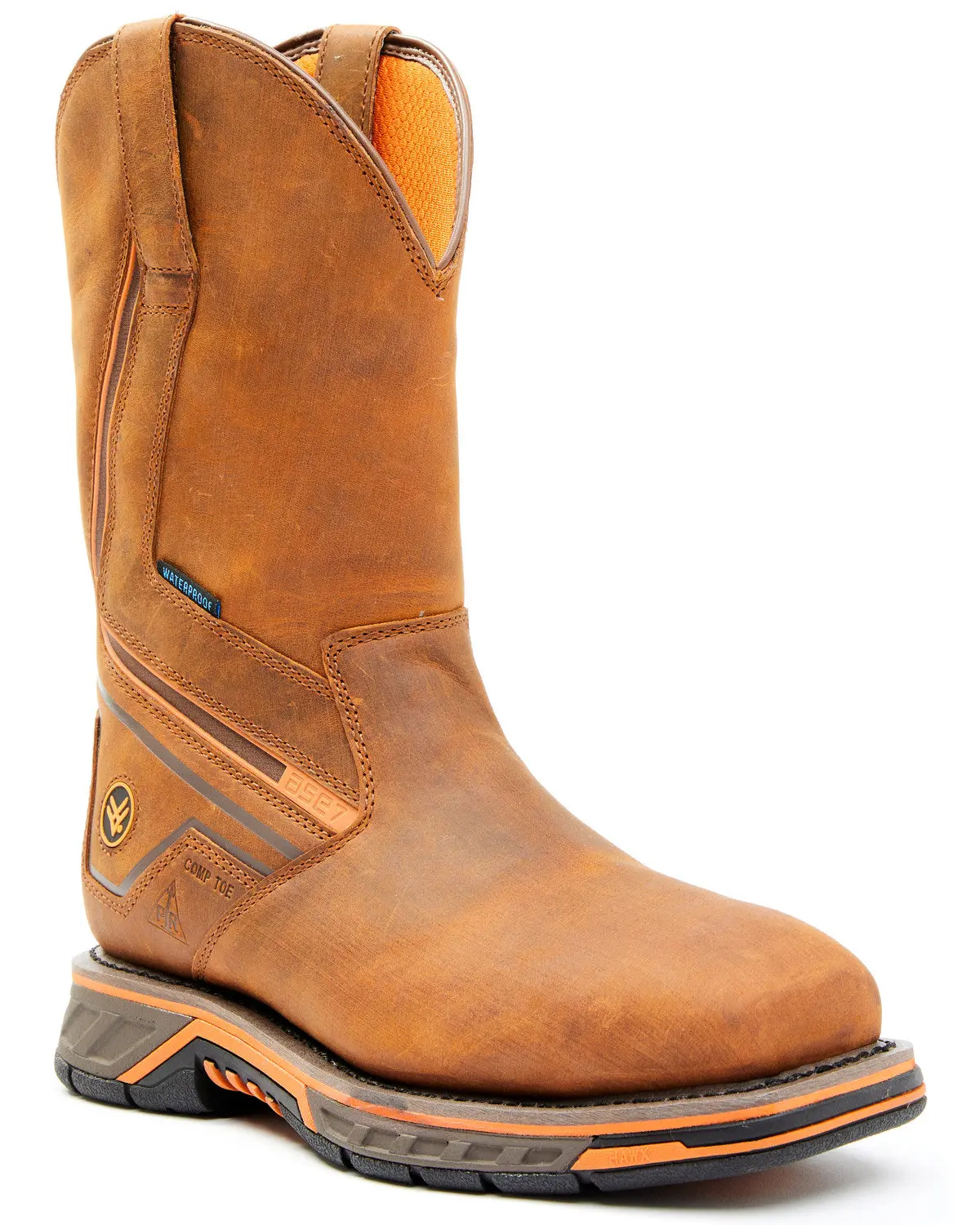 Men's ASE7 Radian Waterproof Western Work Boots - Composite Toe