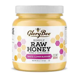 Glorybee, White Clover Honey, US Grade A Honey, 48 oz