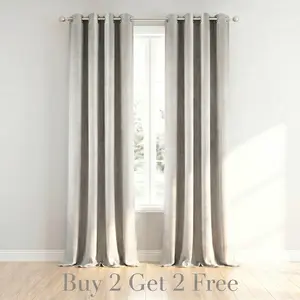 Curtains for Bedroom 2 Get 2 Free,4pcs Grommet Top, Thermal Insulated, Light Blocking Drapes for Night Shift Sleep, Daytime Naps, Bedroom & Apartment living room use  panel solid color front porch american vintage blackout drape french vintage