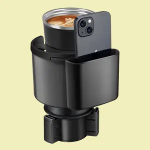 Car Cup Holder Expander, Cup Holder Extender Adapter for Car with Adjustable Base, Fits YETI 24/36/46oz, HydroFlask 32/40oz, Large Water Bottles in 2.7"-4.2" (16-46 OZ)