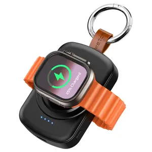 Portable Smart Watch Charger, 1 Count 1800mAH Travel Keychain Smart Watch Charger, Smart Charging Dock, Wearable Accessories Compatible with Apple Watch