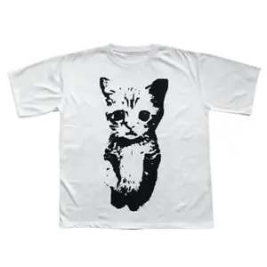 mity Affliction Cat Y2k T-Shirt Unisex Vintage Graphic Tees Gothic Grunge Y2k Emo Scene Casual Cotton Top for Men Women Streetwear Fashion Menswear Birthday Give him/her top-notch clothing