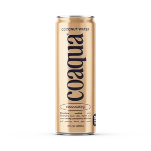 Coaqua Chocolate'y Coconut Water - Smooth Rich Hydration with Indulgent Chocolate Flavor 12 fl oz