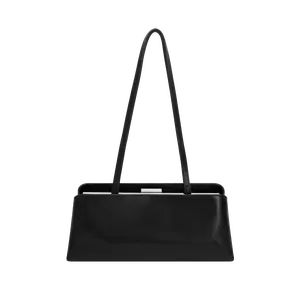 Silver Noir Éclair Bag