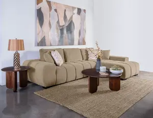 Octavia Upholstered Sectional Chaise Sofa