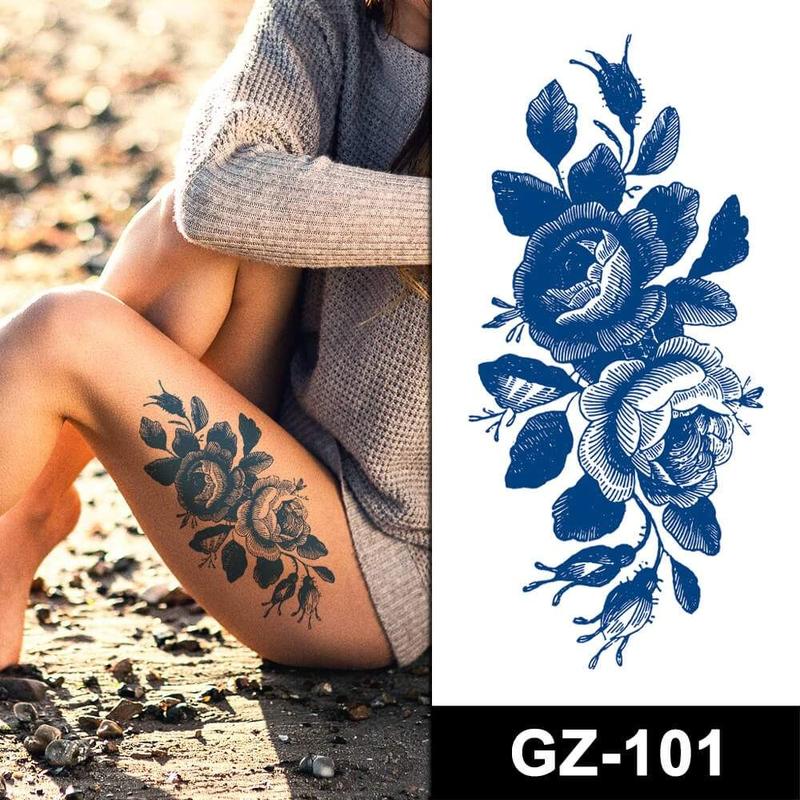 🔥 Hottest Trend! 🌿 Popular Plant-Based Jagua Tattoos: Waterproof, Sweatproof, and Lasts 2 Weeks! 🔥💫