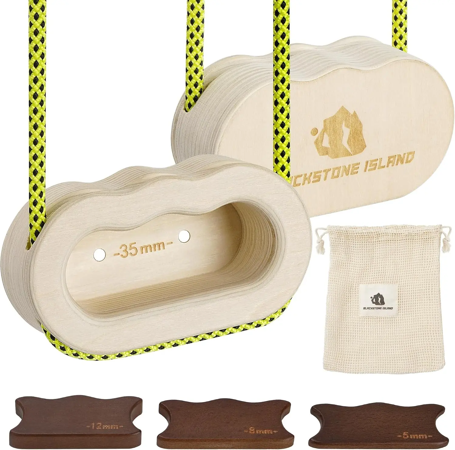 Hangboard Rock Climbing Training Board, Suitable for Indoor-Outdoor Use