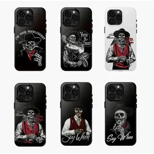 Doc Holliday Phone Case Val Kilmer Tombstone Tribute for Movie Buffs & Western Fans Phone Cover for iPhone 16 Pro Max, Samsung, Pixel