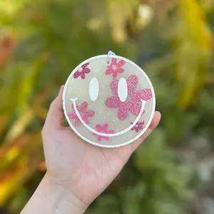 Smiley Flower Car Freshie