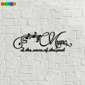 1pc Musical Note Metal Wall Art, Melodic Musical Note Statue Mural, Ideal Gift for New Year, Christmas, Music Enthusiasts, Rust-Resistant Metal Wall Decor Wall Sculptures, Perfect for Living Room Wall & Garden Fence Wall Decor Enthusiasts