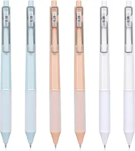 6Pcs Gel Pen Set (0.18Mm/0.28Mm/0.38Mm) Quick Dry Black Ink Pens Ultra Fine Point Smooth Writing Pens High-End Series Ballpoint for Office School Supplies Journaling Sketching Drawing KFHENSOMR