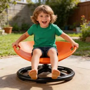 Circular Rotating Sensory Integration Training Chair, Ideal for Balance & Coordination, Perfect for Children & Teenagers Growth