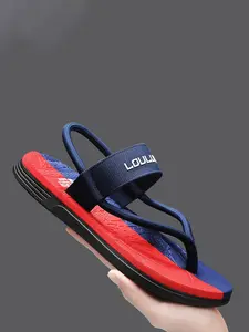 Men's Casual Breathable Comfortable Non-slip Sandals, New Style Two Ways To Wear Sport Sandals, Fashionable Sandals for Beach Vacation, Boy
