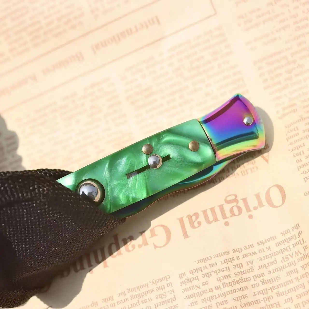 LuminaEdge Elite Compact Multi-Tool Knife - Aerospace-Grade Sharpness, Lightweight Outdoor EDC Tool, Versatile for Adults' Remote Camping, Premium Angling, Fresh Produce Preparation, Lightweight Tools