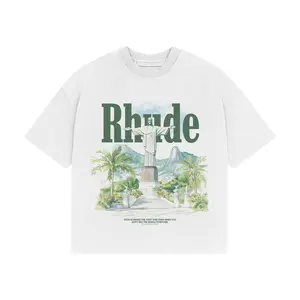 RHUDE Shirt, Faith is taking the, First step even when you Don't see the whole staircase, Summer Tee, Inspired Graphic Tee for Men & Women, Hype Unisex Graphic Tee for Streetwear Lovers