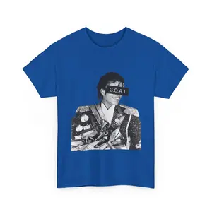 GOAT Michael Jackson T-shirt, Vintage Pop Icon Tee, Black & White Graphic