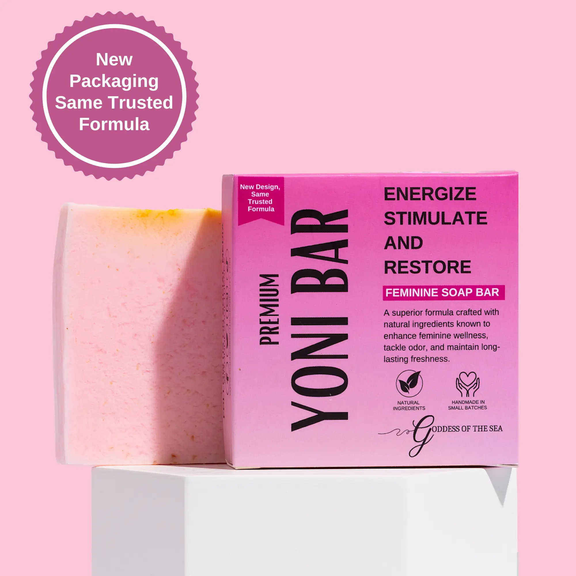 Premium Yoni Bar – Natural Feminine Care Soap for pH Balance, Odor Control & Hydration | Organic Herbal Ingredients | Gentle Yet Effective for Daily I