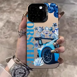 Phone Case - Fashionable High-Performance Sports Car Design P-PORSCHES Phone Case Compatible with for iphone 17, 16E, 16, 15, 14, 13, 12, 11, Mini, Pro Max Air X XR XSMAX 8, 7 Plus. A Stylish And Sturdy Drop-Resistant Phone Case