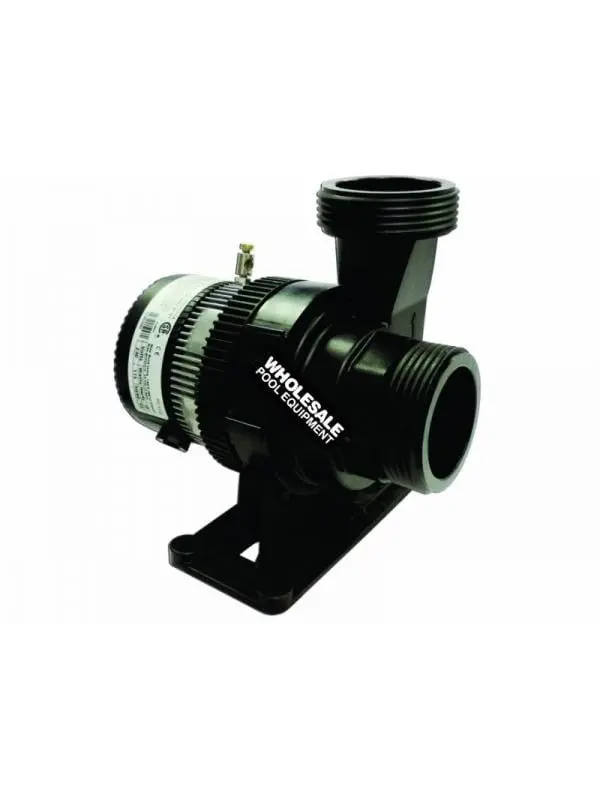 Laing E-14 Base Circulation Pump - Universal Voltage (120V/240V), 40W, 50/60 Hz, 1.5" Thread, 4 ft Cord, Hose Barb Fitting, Thermal Shut-Off, Replacement for Silentflo 5000