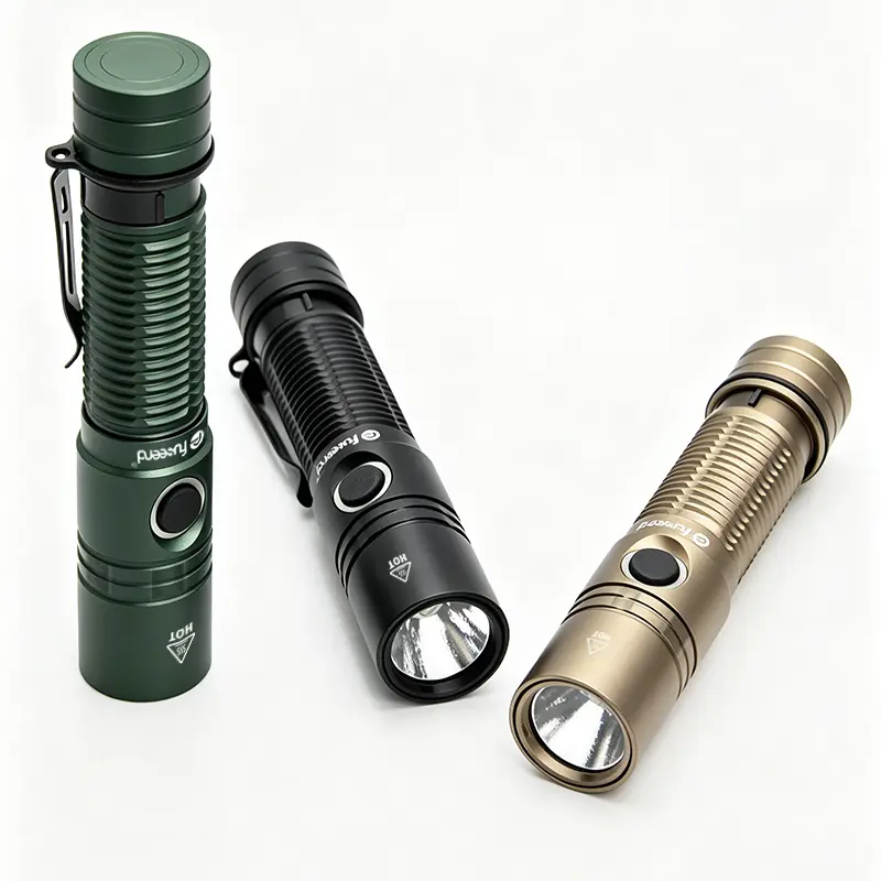 FUSSEND FL18X Rechargeable LED Flashlight 1800 Lumens, 6 Modes Tactical Flashlight with Magnetic Tail Cap, IPX7 Waterproof, USB-C Charging, 18650 Battery Included for Camping Hiking Fishing Emergency
