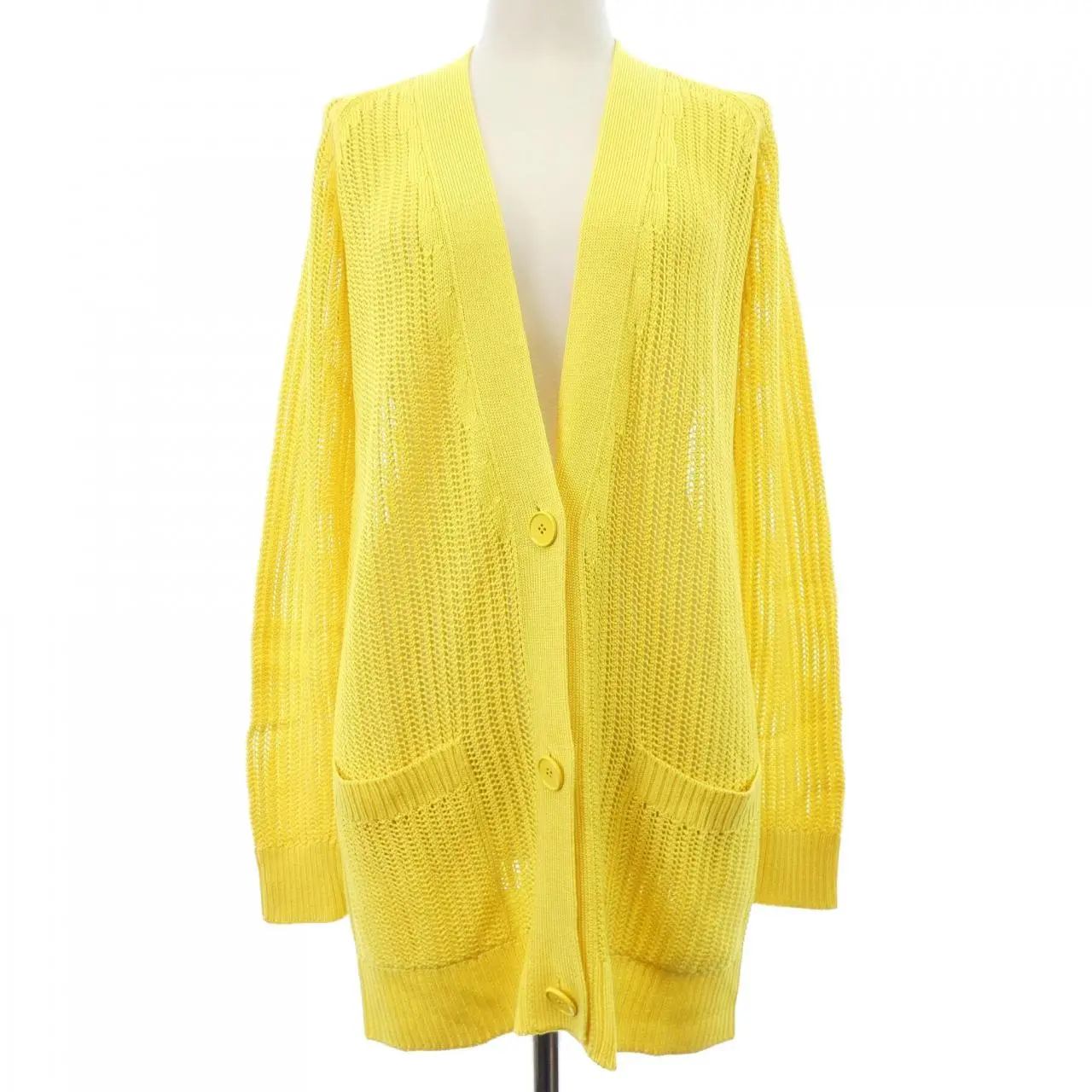 Pre-owned HERMÈS Silk Small Leather Goods Hermes Cardigan
