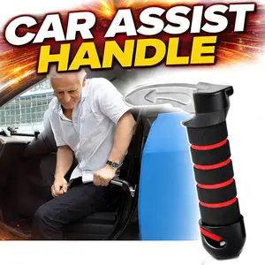 Portable Car Handle Heavy Duty Automotive Handle Assistance Mobility Aid Auto Assist Grab Bar Vehicle Seat Transfer Handles Handicapped Accessories for Able Elderly