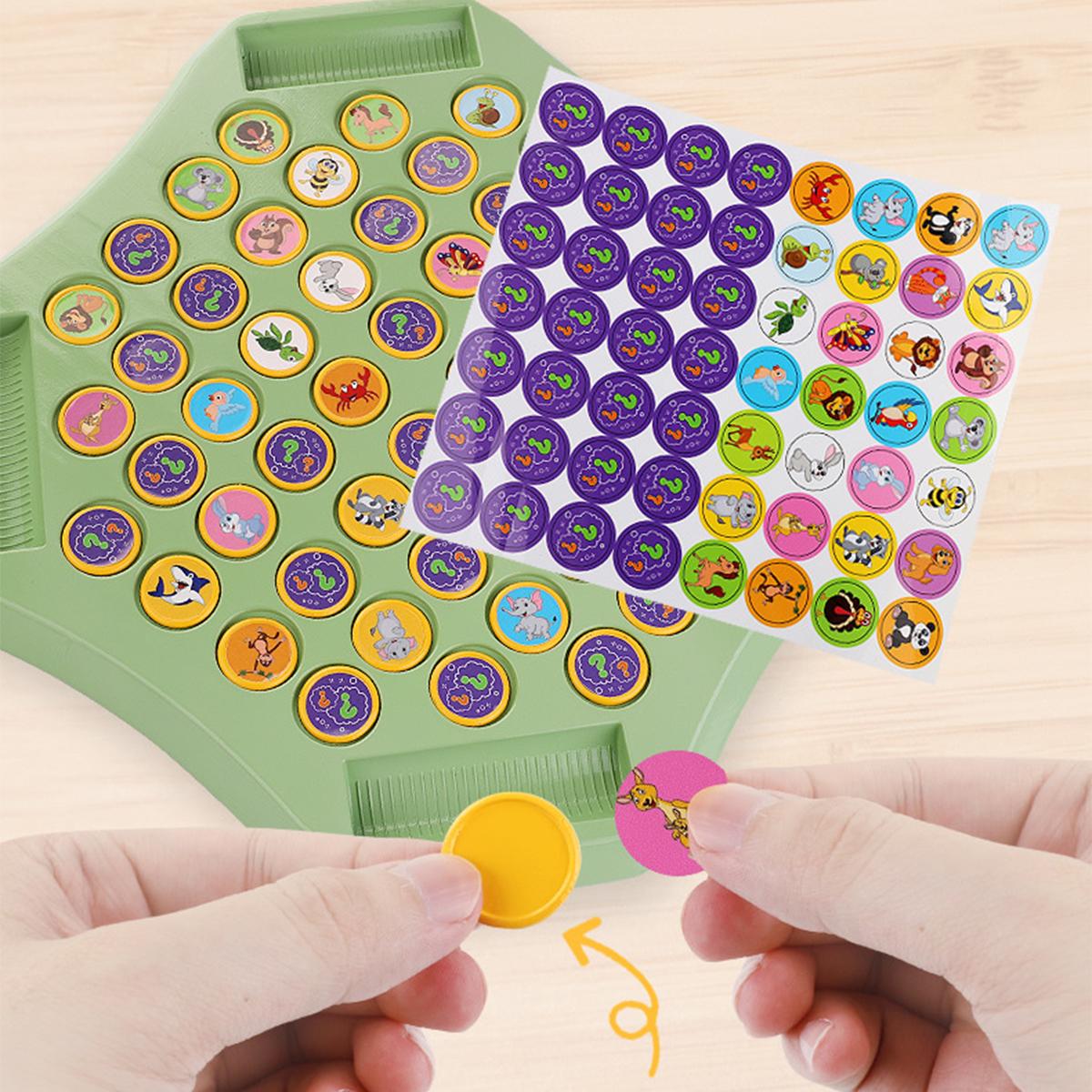 Two-Player Memory Flip Chess: Educational Logic Toy to Boost Observation & Concentration for Kids & Adults