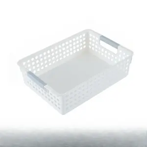 Plastic storage basket, rectangular storage box, small desktop basket, toy basket, snack storage basket