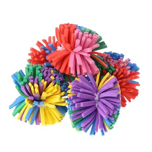 Cats Interctive Toy Colored Flower Balls Toy for Cats Chasing Toy