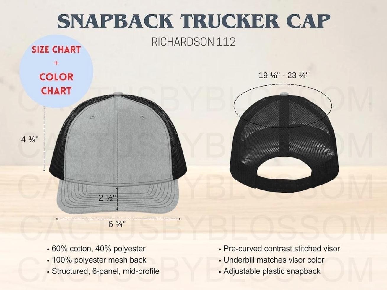 Firefighter Flag Hat, Leather Patch Hat, Richardson 112 Trucker Cap, Fireman Gift, Patriotic Hat with Flames and Flag