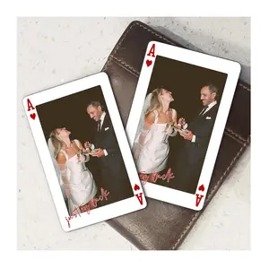 Couple Wallet Card, Playing Card Gift, Personalized Picture Wallet Insert, Anniversary Couple Gift, Photo Love Note Card, Wedding Photo Gift