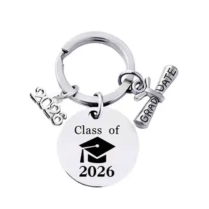 Class of 2026 Graduation Keychains Keyring Graduation Party Favors Gifts