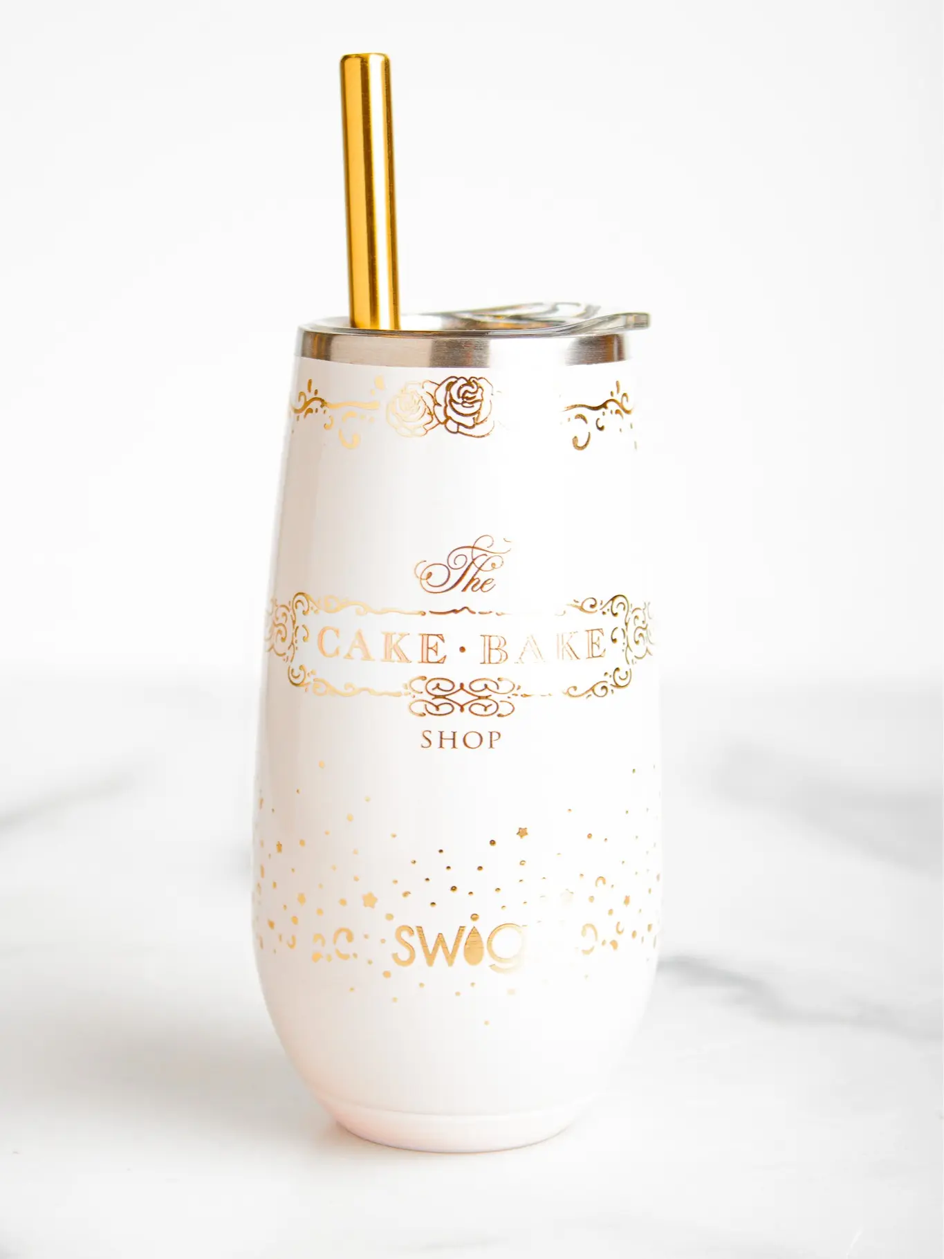 Cake Bake Shop Swig Stemless Champagne Flute