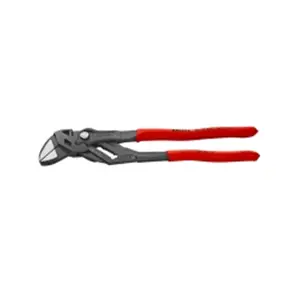 Knipex 10 in. Pliers Wrench - Hex Grip, Parallel Smooth Jaws, Button-Adjust Adjustment, Carded, Black (Fishing & Outdoor Leisure Gear)