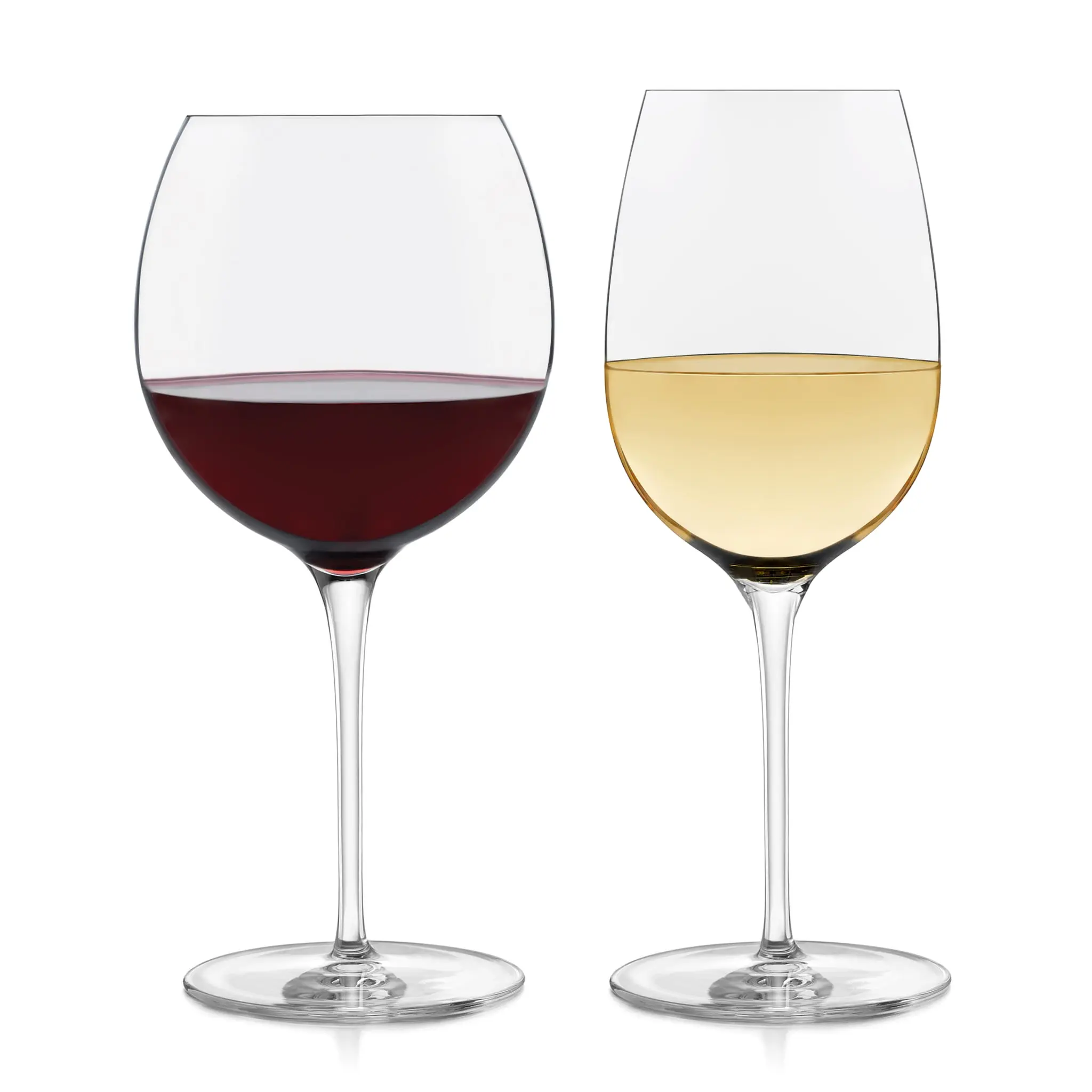 Libbey Signature Kentfield Red and White Wine Glasses Set of 12, Elegant, Dishwasher Safe Drinking Glassware, Party Wine Glasses for Birthdays, Weddings, & More