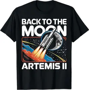 Back to The Moon 2026 T-Shirt Menswear Tops Casual Chinos