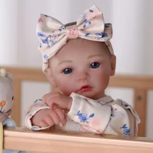 BABESIDE Reborn Baby Dolls 17 Inch, Realistic Soft Vinyl Limb Cloth Body Baby Doll Toy Lifelike with Accessories for Girls & Boys Gifts, Real Life Babydoll for Pretend Play, Collection and 3 4 5 6 7 8 Year Old & Up