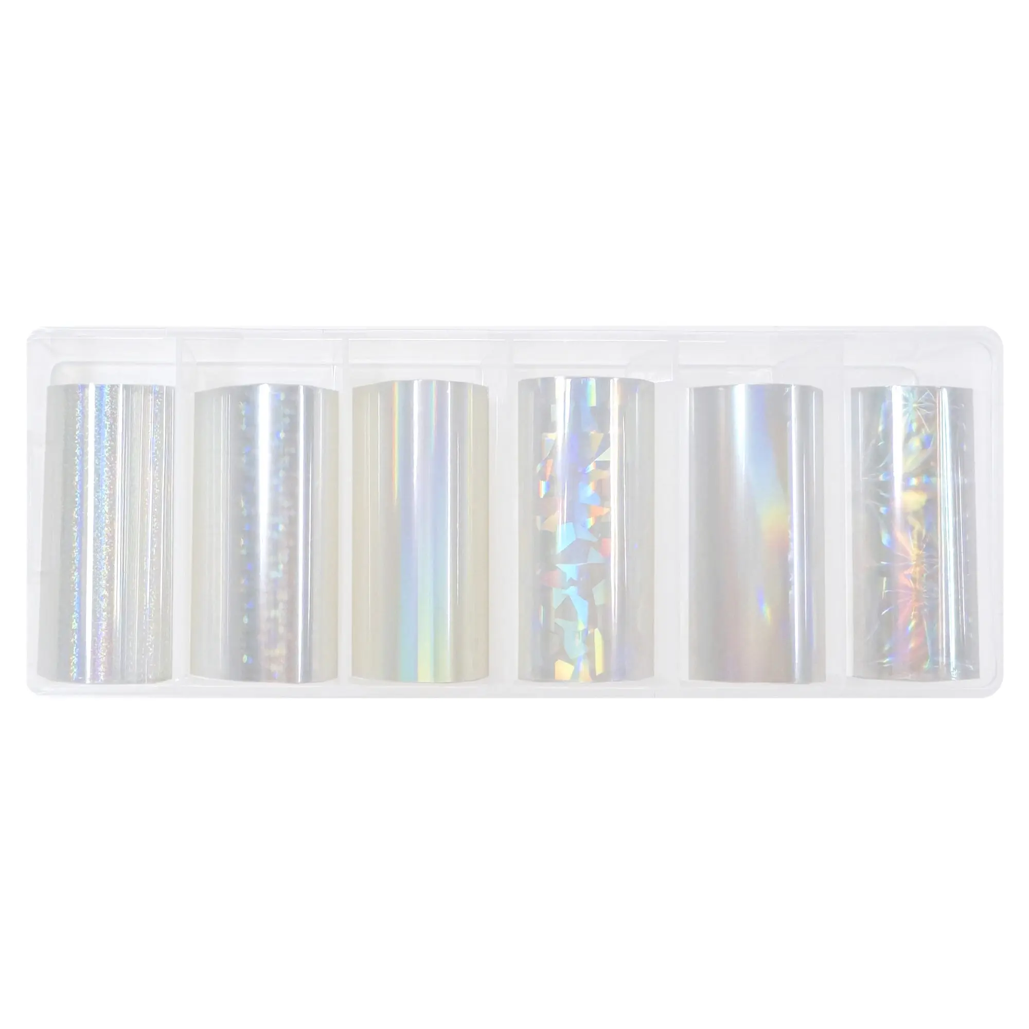 Nail Art Foil Box / 6 Designs / Holo Glass Nail Art Foil Box / 6 Designs / Holo Glass