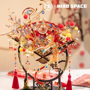 MU Fengqiuhuang Wedding 3D Three-Dimensional Metal Puzzle Handmade DIY Educational Problem-Solving Toy Desktop Office Decoration Stress Relief Gift for Girlfriend Birthday Christmas Halloween Multicolor Collector's Item