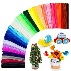 1600 count Pipe Cleaners, Pipe Cleaners Bulk 48 Colors, Chenille Stems  DIY Art Creative Crafts Decorations Colorful Thick Pipe Cleaners Craft Supplies for Christmas Halloween Birthday